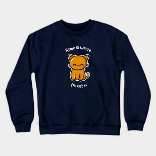 Home Cat Crewneck Sweatshirt